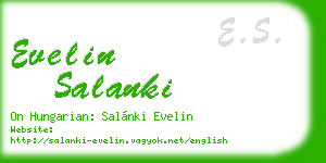 evelin salanki business card