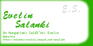 evelin salanki business card